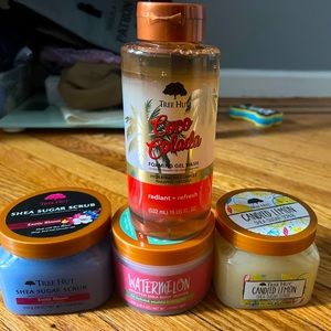 Tree Hut set of 4 each bottle size 18 us fl. Oz. (532 ml)